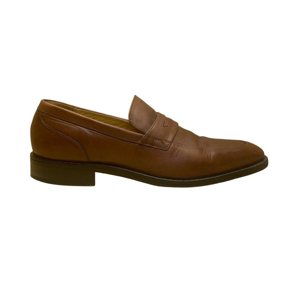 Cole Haan Men’s Brown Leather Penny Loafers Casual Slip-On Dress Shoes Size 8.5M